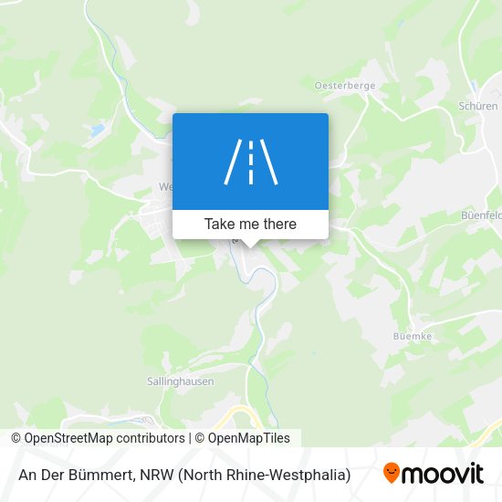 An Der Bümmert map