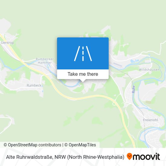 Alte Ruhrwaldstraße map