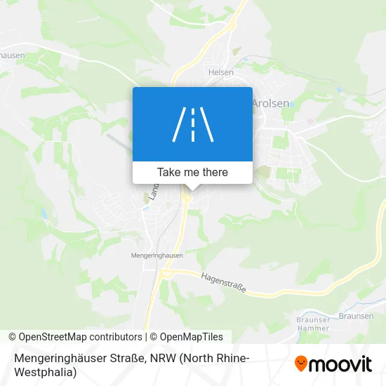 Карта Mengeringhäuser Straße