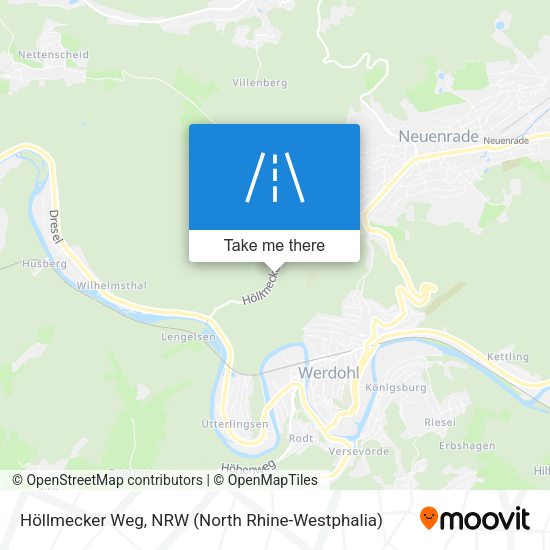 Höllmecker Weg map