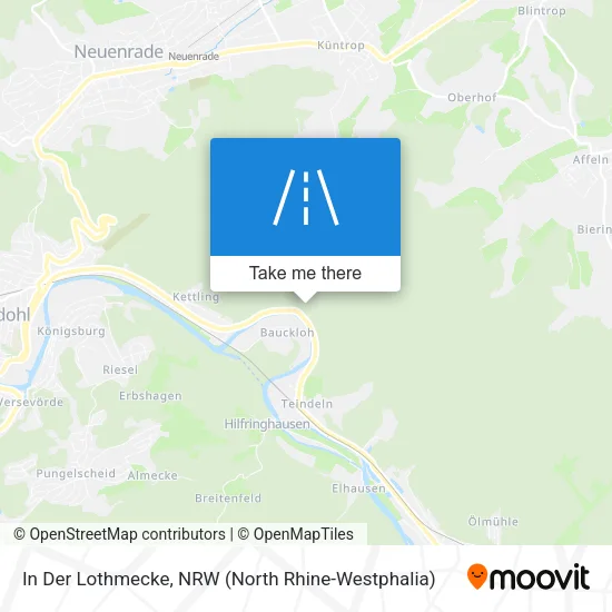 Карта In Der Lothmecke