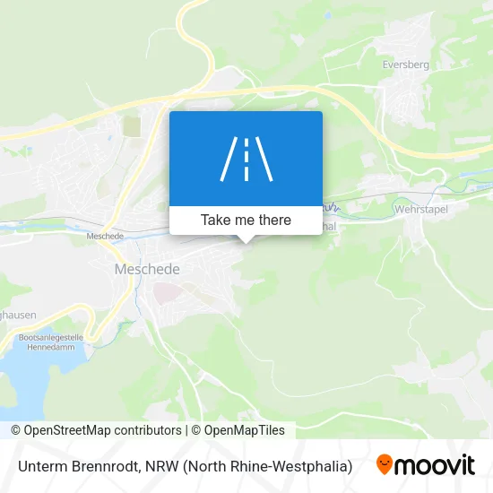Карта Unterm Brennrodt