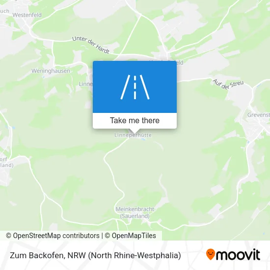 Карта Zum Backofen