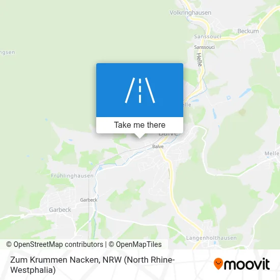 Zum Krummen Nacken map
