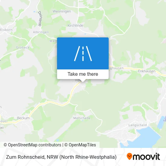 Карта Zum Rohnscheid