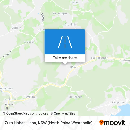 Карта Zum Hohen Hahn