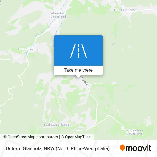 Карта Unterm Glasholz