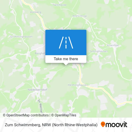 Zum Schwimmberg map