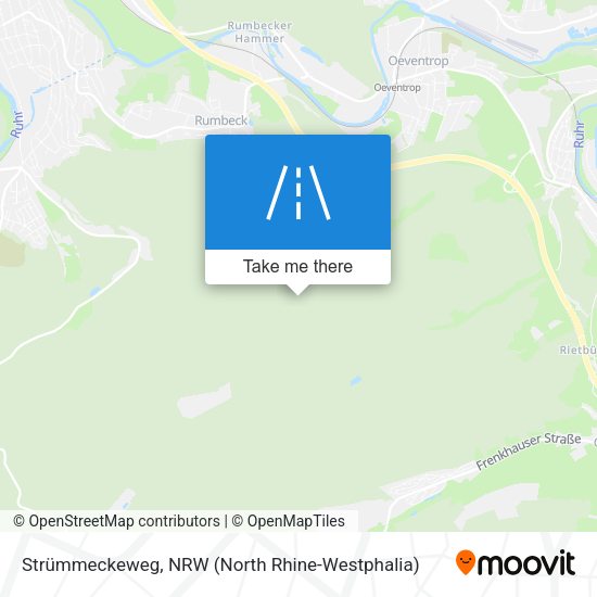 Strümmeckeweg map