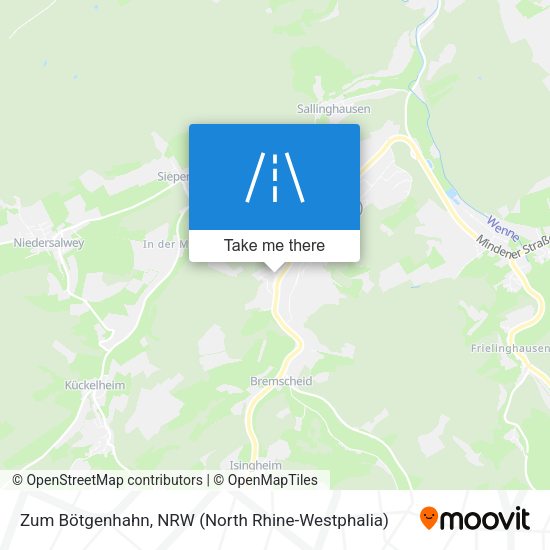 Карта Zum Bötgenhahn