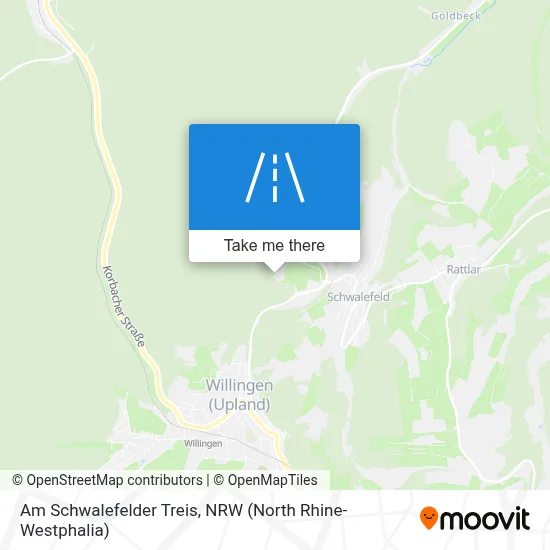 Am Schwalefelder Treis map