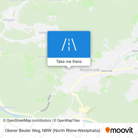Карта Oberer Beuler Weg