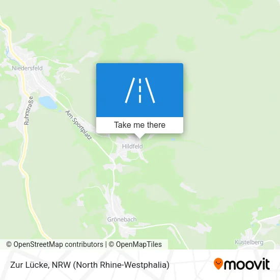 Карта Zur Lücke