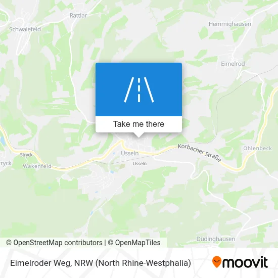 Eimelroder Weg map