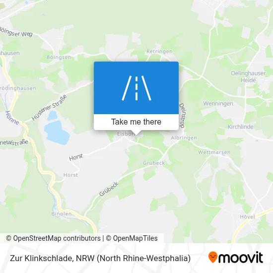 Zur Klinkschlade map