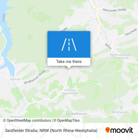 Карта Seidfelder Straße