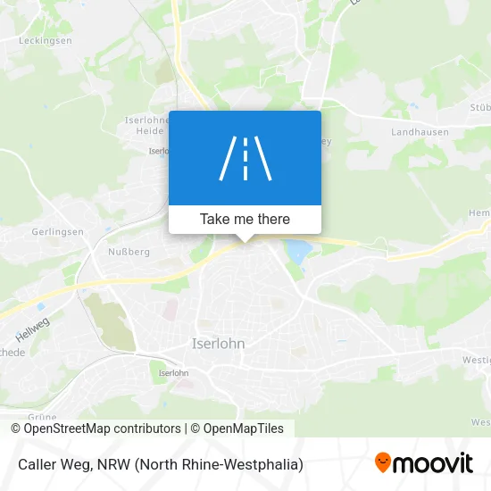 Карта Caller Weg