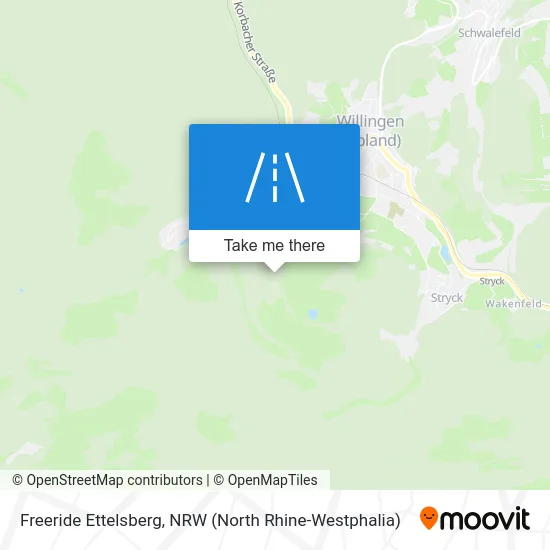 Freeride Ettelsberg map