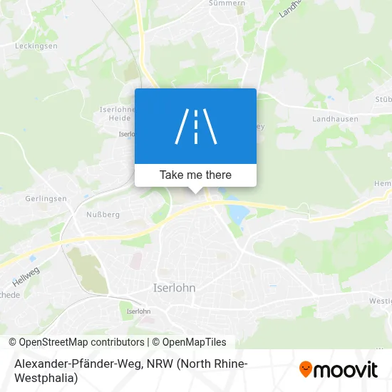 Alexander-Pfänder-Weg map