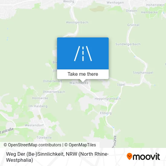 Карта Weg Der (Be-)Sinnlichkeit