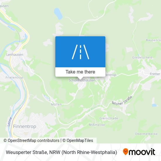 Weusperter Straße map