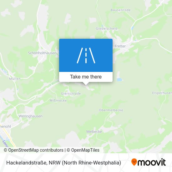 Hackelandstraße map