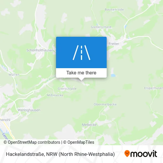 Карта Hackelandstraße