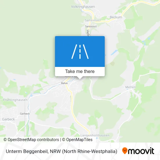 Карта Unterm Beggenbeil
