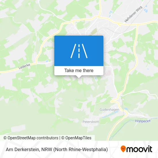 Am Derkerstein map