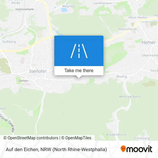 Карта Auf den Eichen