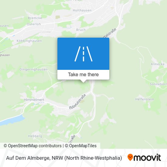 Карта Auf Dem Almberge