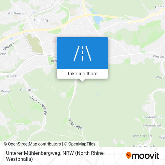 Unterer Mühlenbergweg map