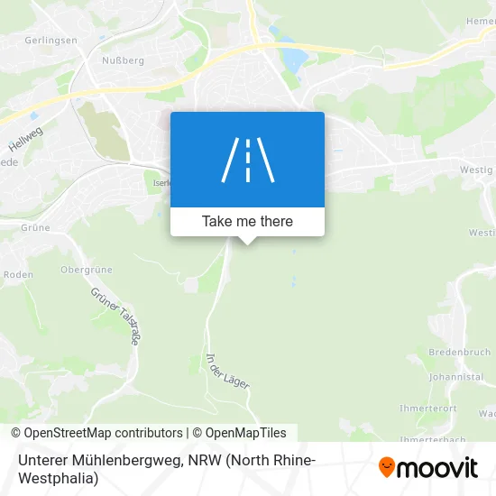 Карта Unterer Mühlenbergweg