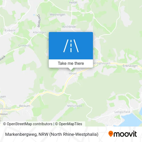 Карта Markenbergweg