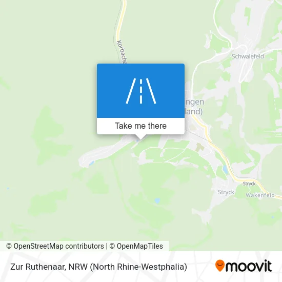 Карта Zur Ruthenaar