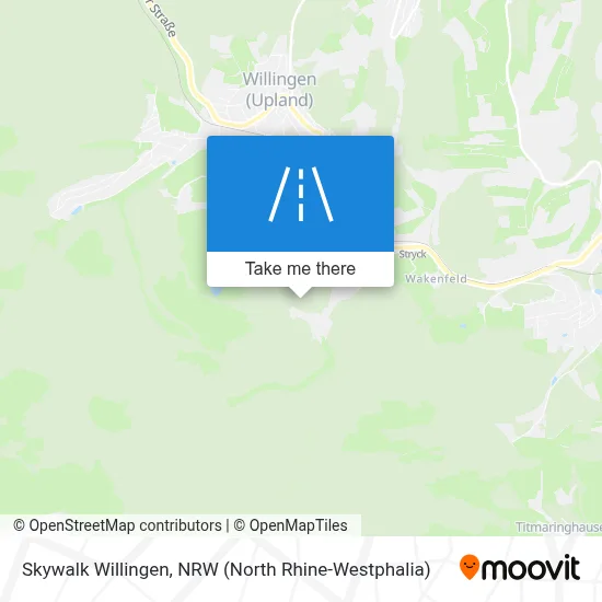 Skywalk Willingen map