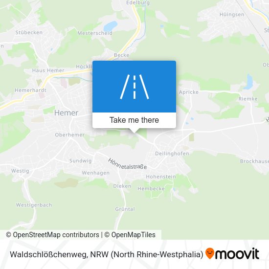 Waldschlößchenweg map