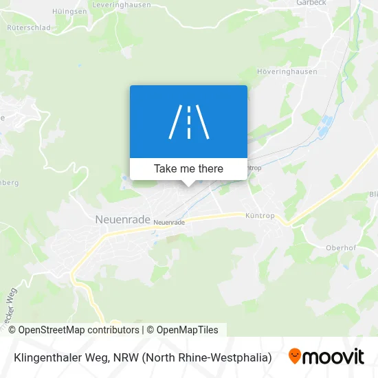Klingenthaler Weg map