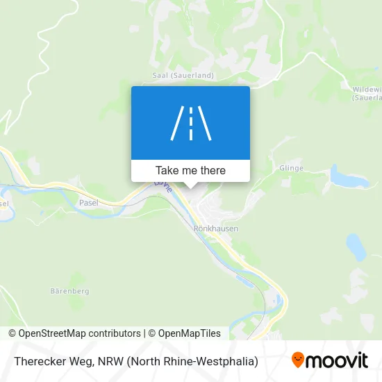 Карта Therecker Weg