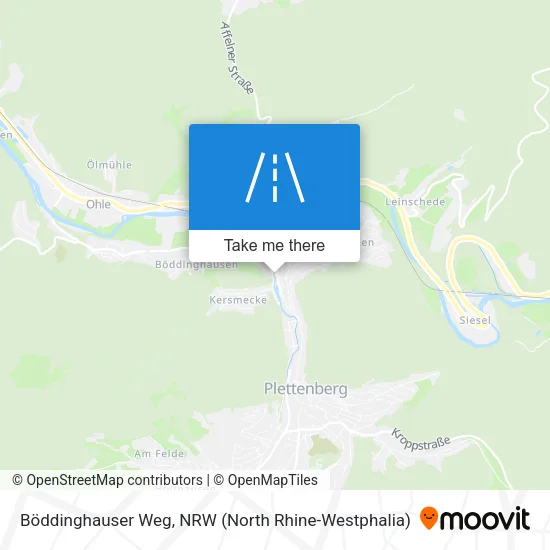 Карта Böddinghauser Weg