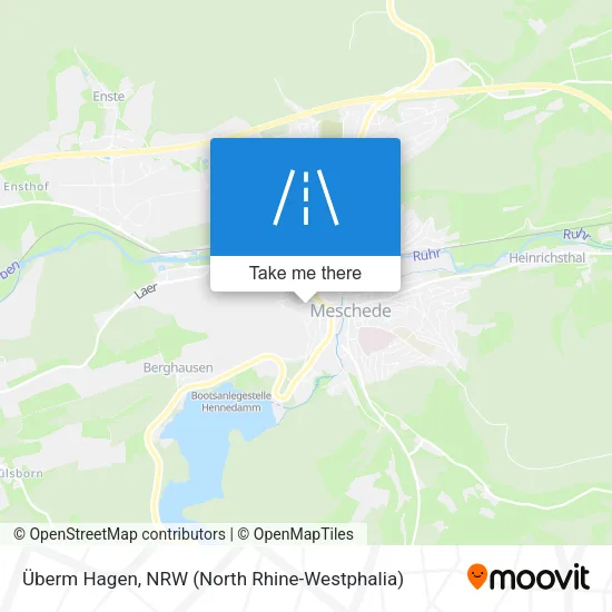 Карта Überm Hagen