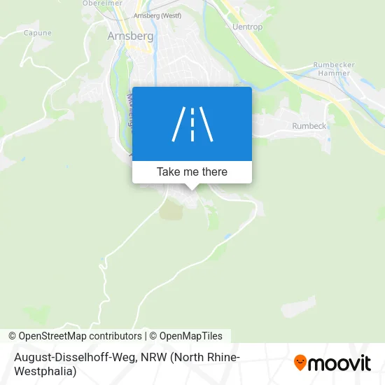 Карта August-Disselhoff-Weg