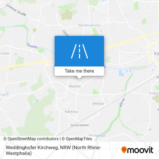 Weddinghofer Kirchweg map
