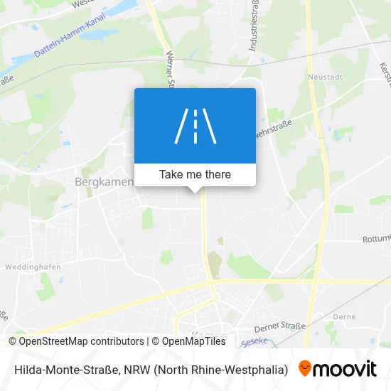 Hilda-Monte-Straße map