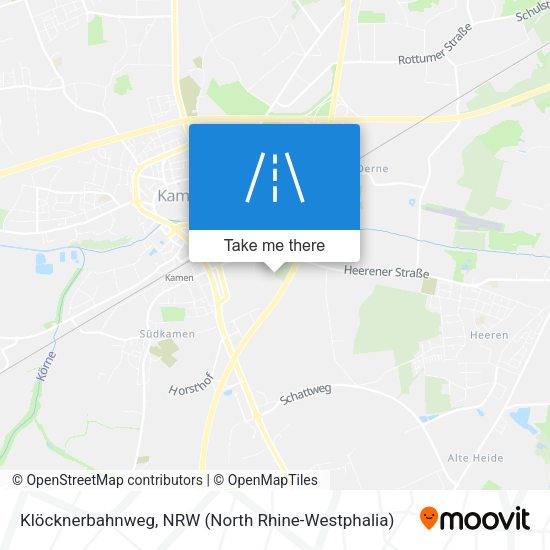 Klöcknerbahnweg map