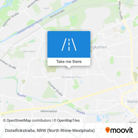 Distelfinkstraße map