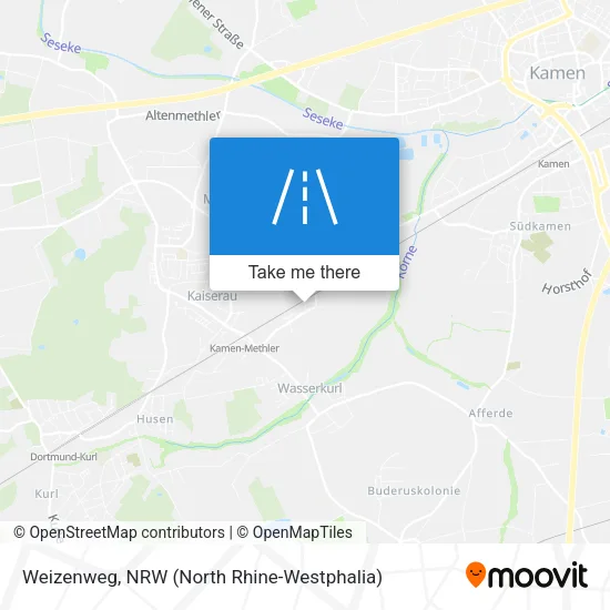 Карта Weizenweg