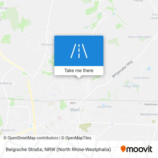 Belgische Straße map