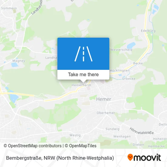 Bembergstraße map