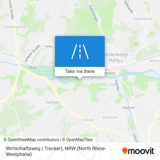 Wirtschaftsweg ( Trecker) map